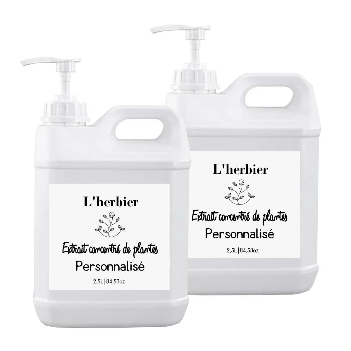 SUR COMMANDE- Extrait NaDES de plante personnalisé 5 litres